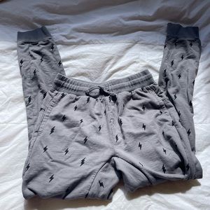 Tea Collection sweatpants. Grey with lightning bolts
